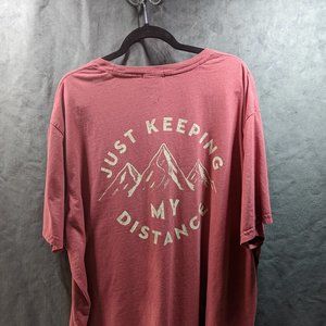 Foundry Mens 3XLT Short Sleeve Novelty T-Shirt Salmon